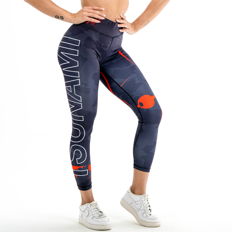 Leggings Black Camo Woman