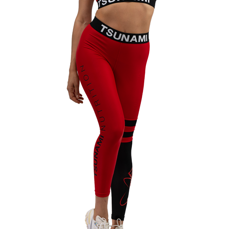 Leggings Push Up Tsunami Rouge