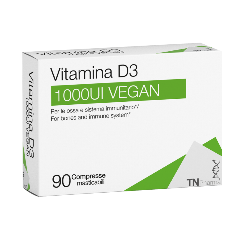 Vitamina d3 1000ui vegan 90 cpr à croquer