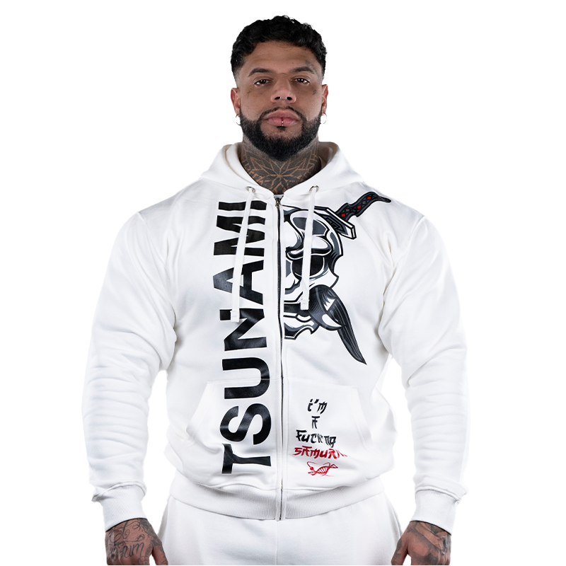 White Samurai Hoodie