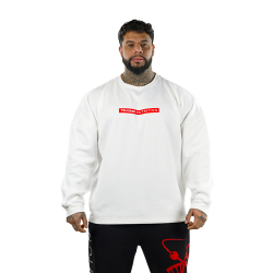 Box Logo Oversize Long Sleeve Tsunami Men's T-shirt White