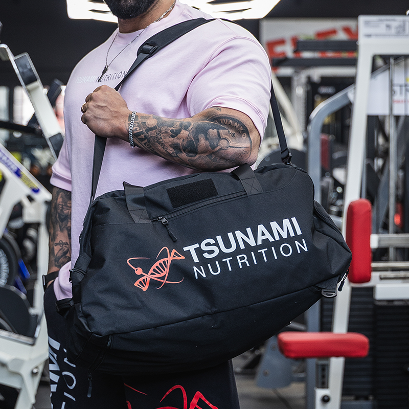 Tsunami Nutrition Large Backpack Duffle Bag